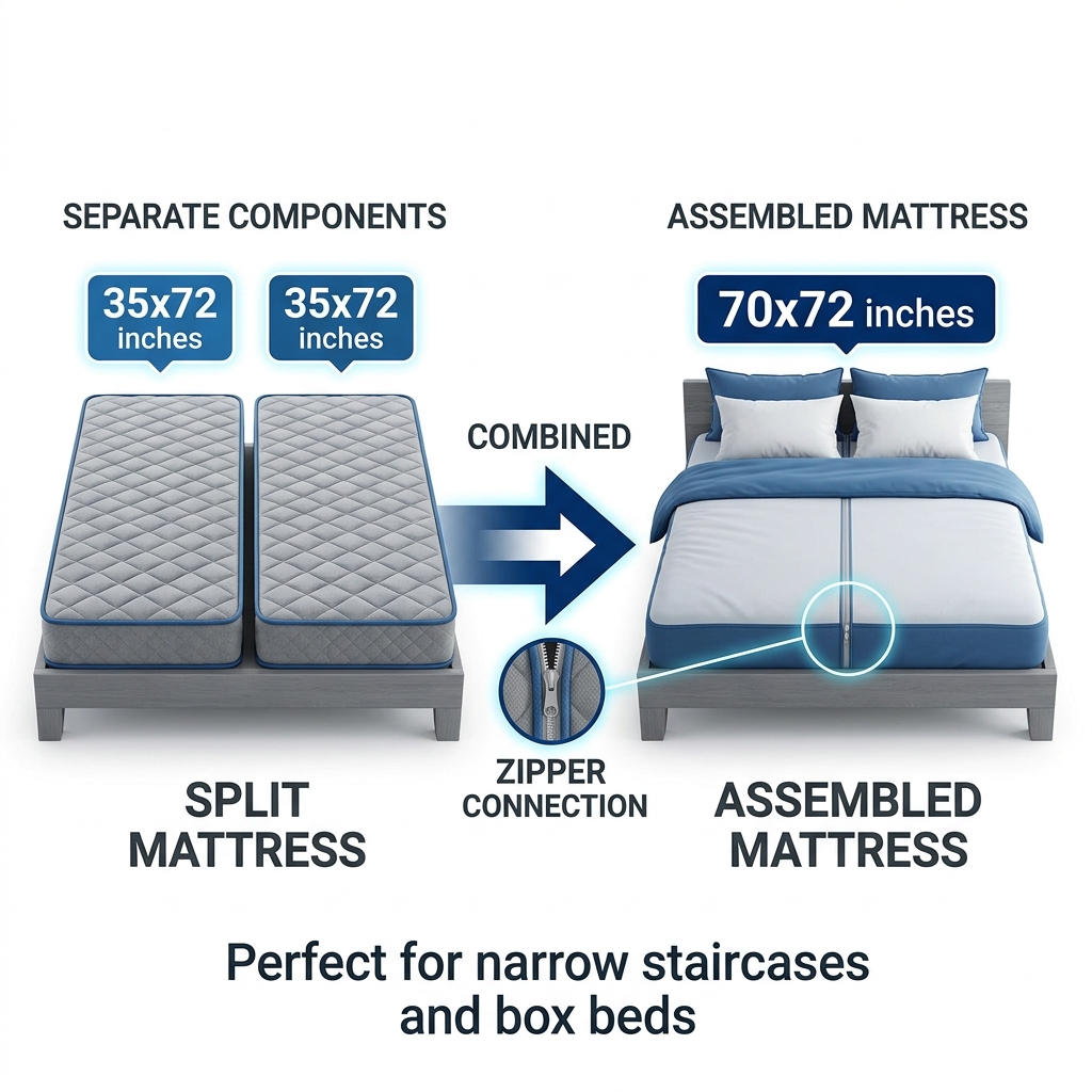 Split Mattress Diagram